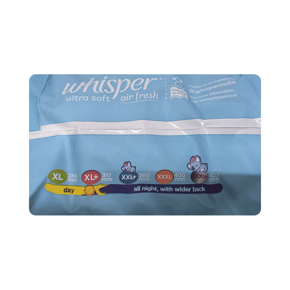 Whisper Ultra Soft Sanitary Pads XL - Image 4