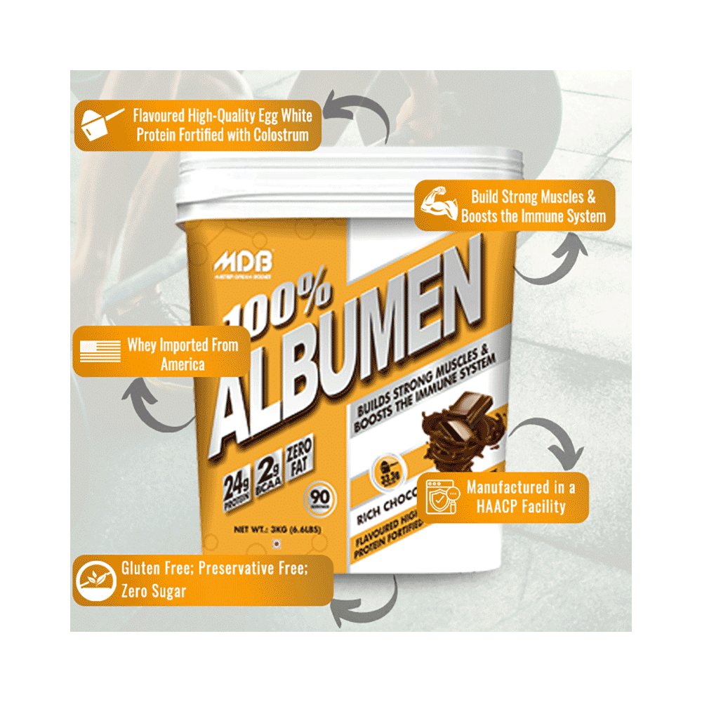 MDB Master Dream Bodies 100% Albumen Strawberry - Image 6