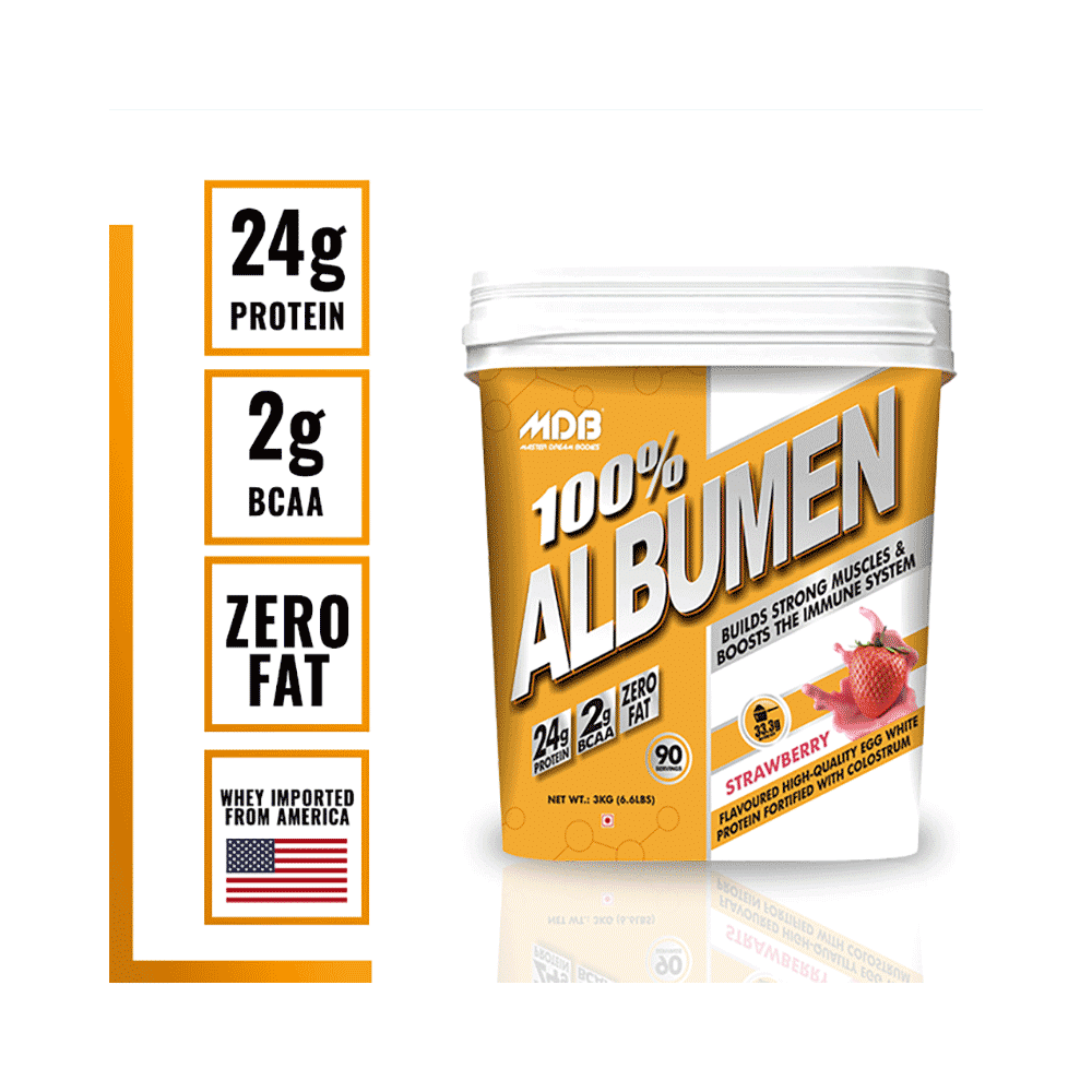 MDB Master Dream Bodies 100% Albumen Strawberry - Image 4