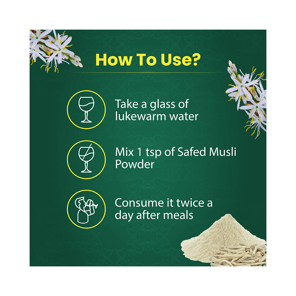 Vedikroots Safed Musli Powder (100gm Each) - Image 4