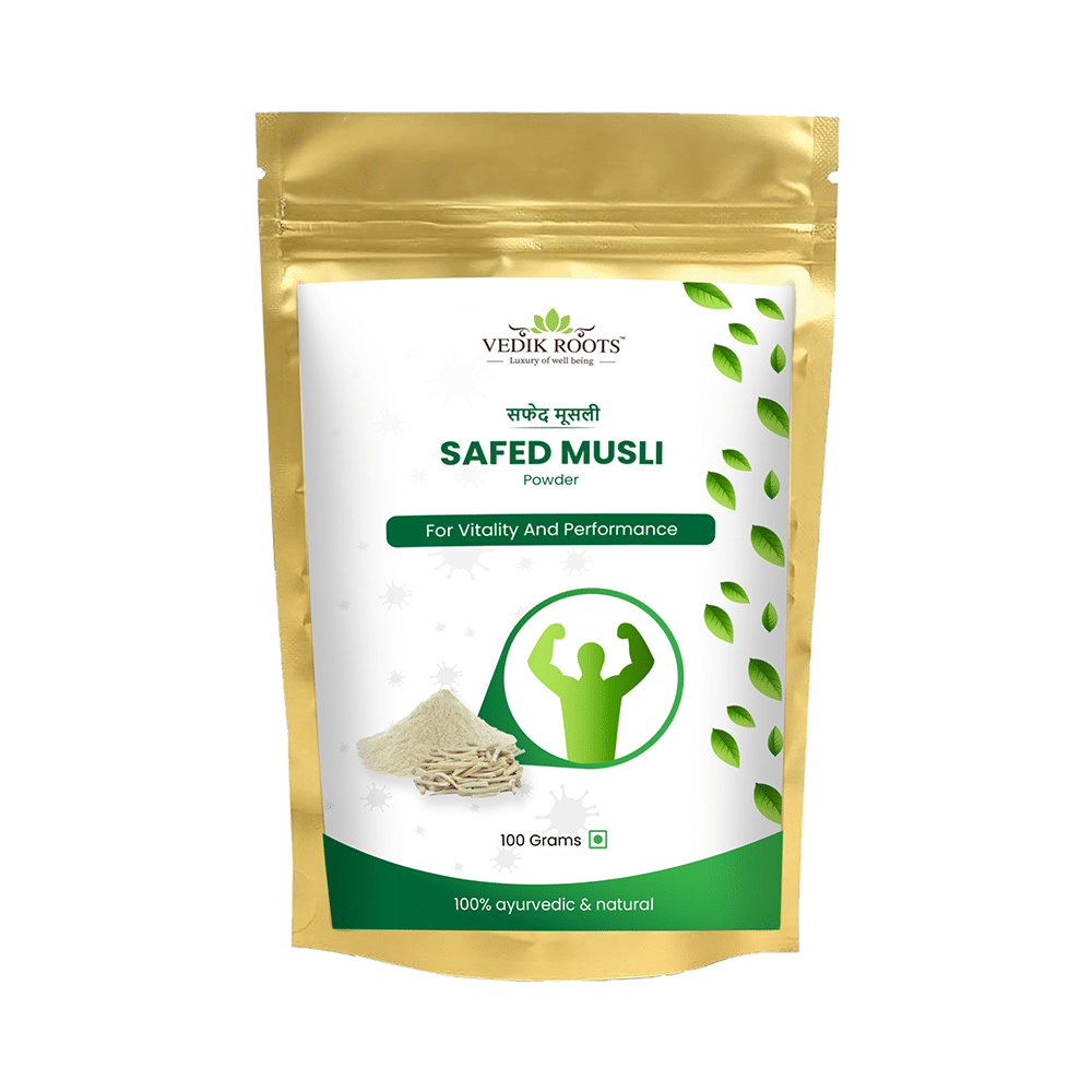 Vedikroots Safed Musli Powder (100gm Each) - Image 1