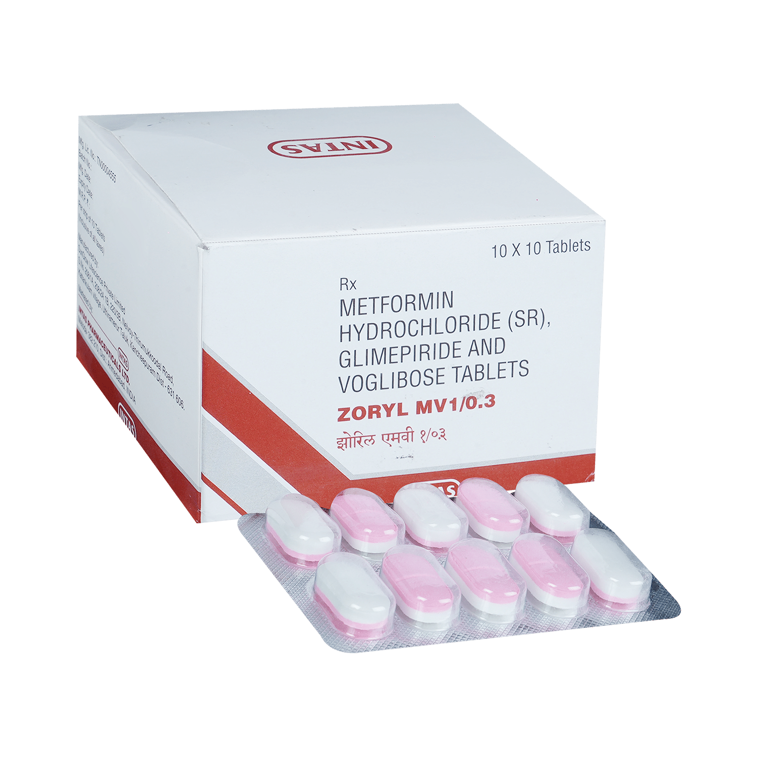 Zoryl MV 1/0.3 Tablet SR