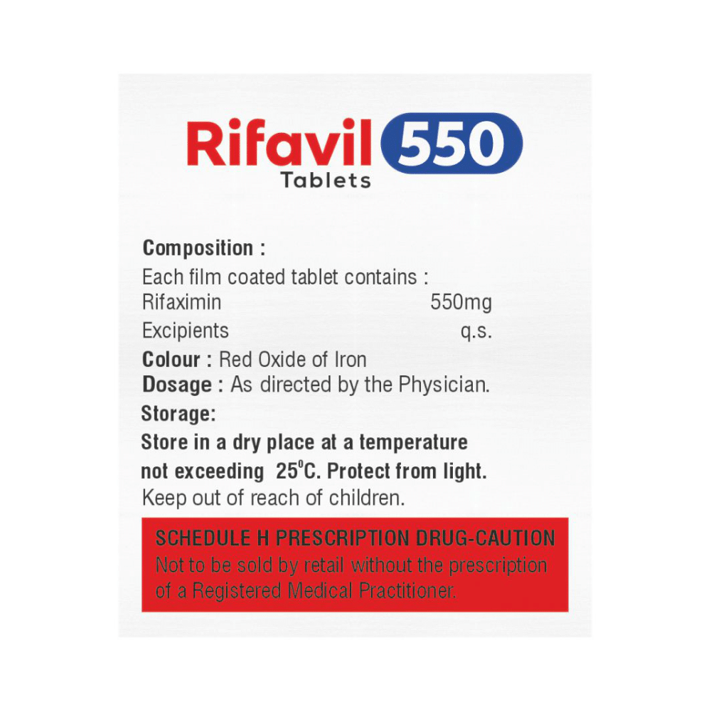Rifavil 550mg Tablet - Image 2