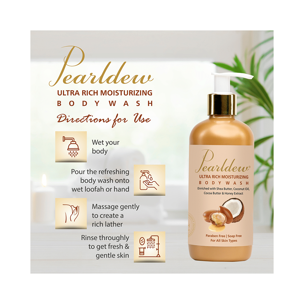 Pearldew Ultra Rich Moisturizing Body Wash (300ml Each) - Image 8