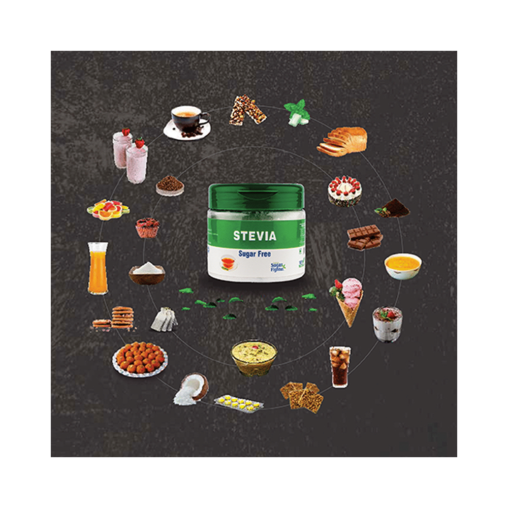 Sugar Fighter Combo Pack of Stevia Sugar Free Powder 100gm and Stevia Sugar Free 200 Tablet - Image 12