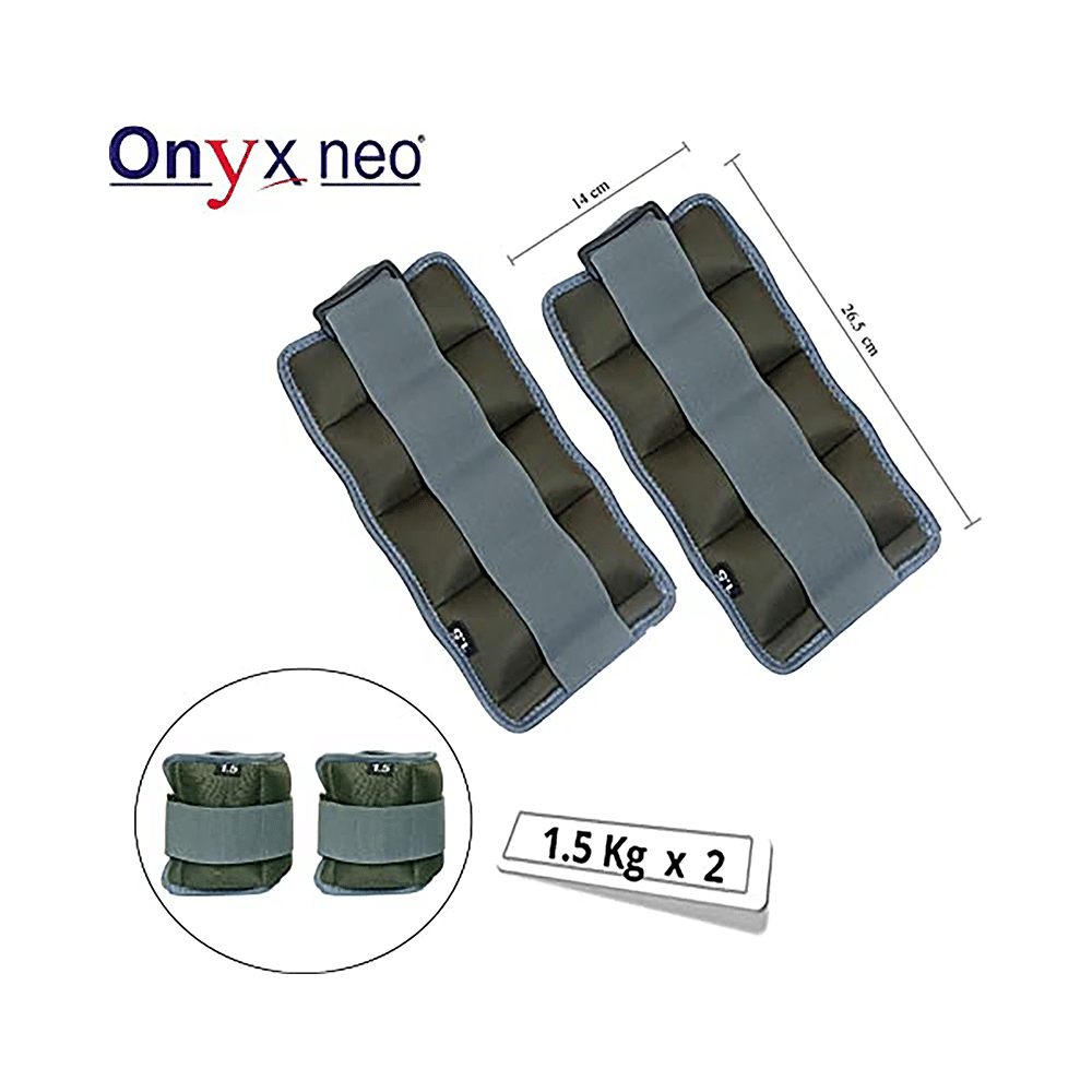 Onyxneo Ankle & Wrist Weight Cuffs 1.5kg - Image 3