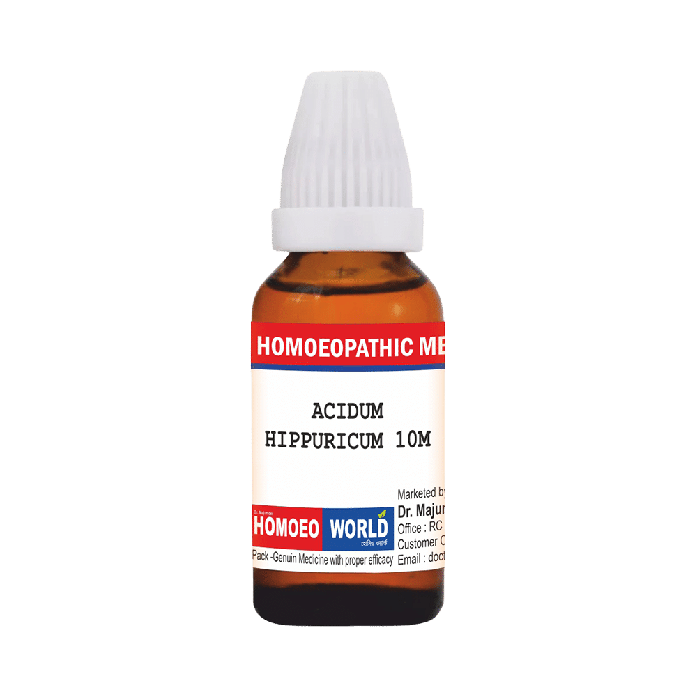 Dr. Majumder Homeo World Acidum Hippuricum Dilution (30ml Each) 10M - Image 1