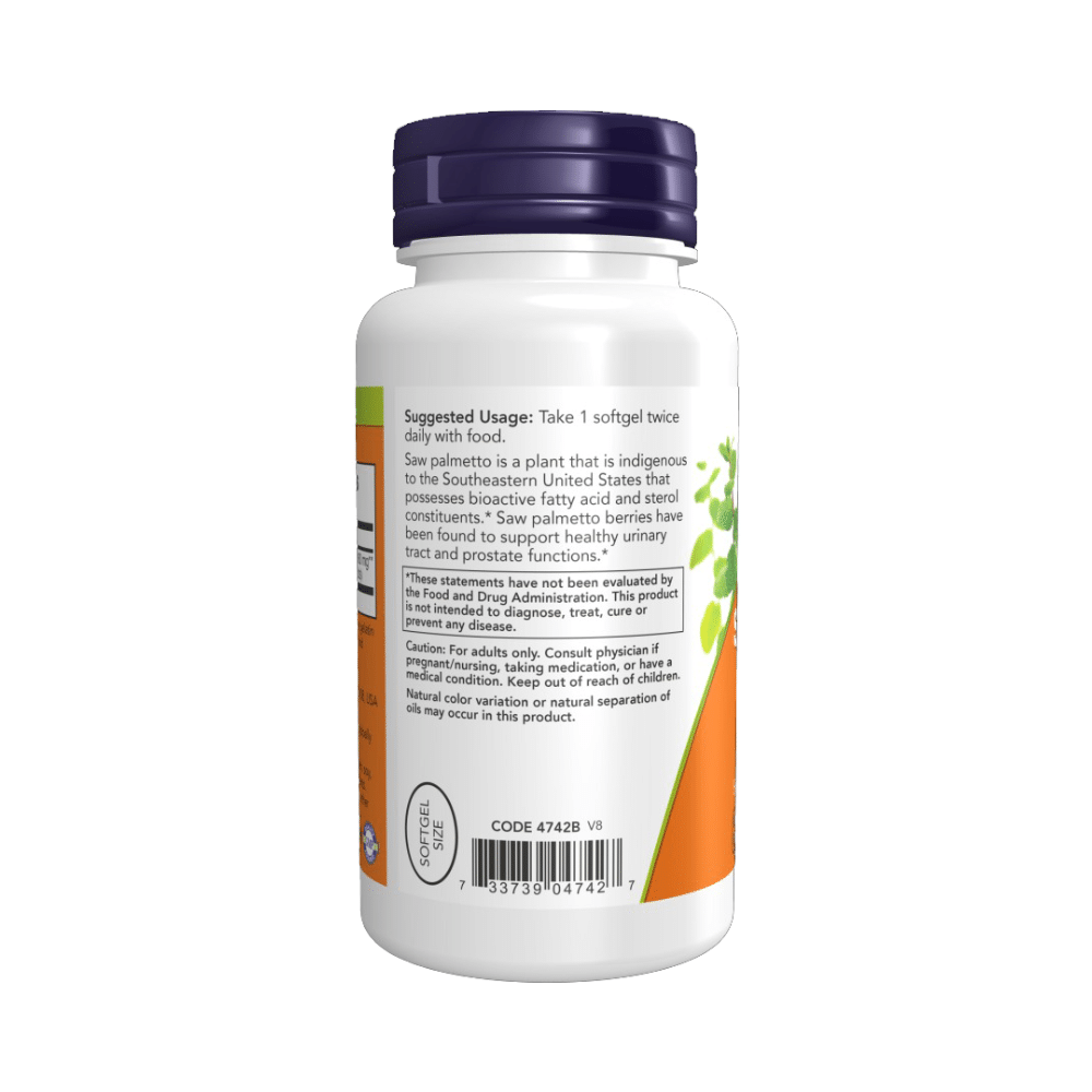 Now Saw Palmetto Extract Softgels - Image 2