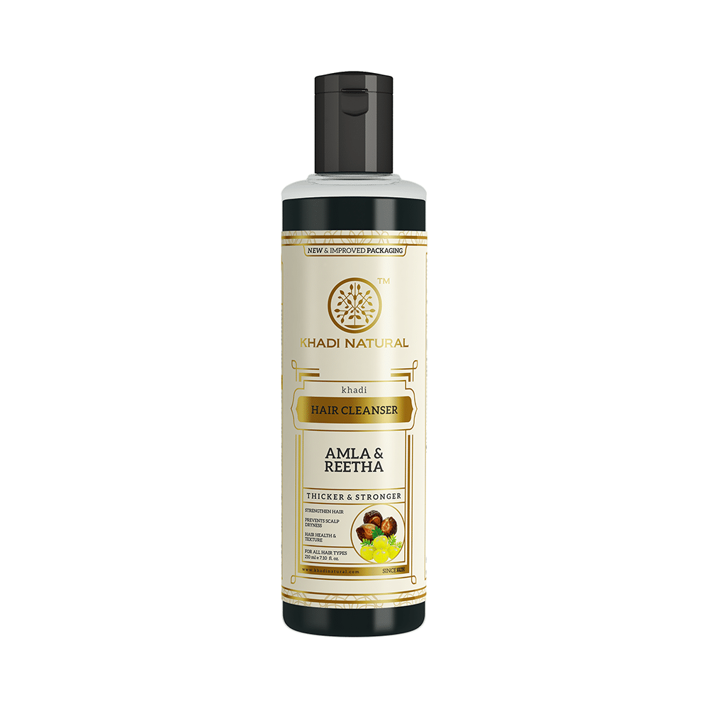 Khadi Naturals Ayurvedic Amla & Reetha Hair Cleanser - Image 1