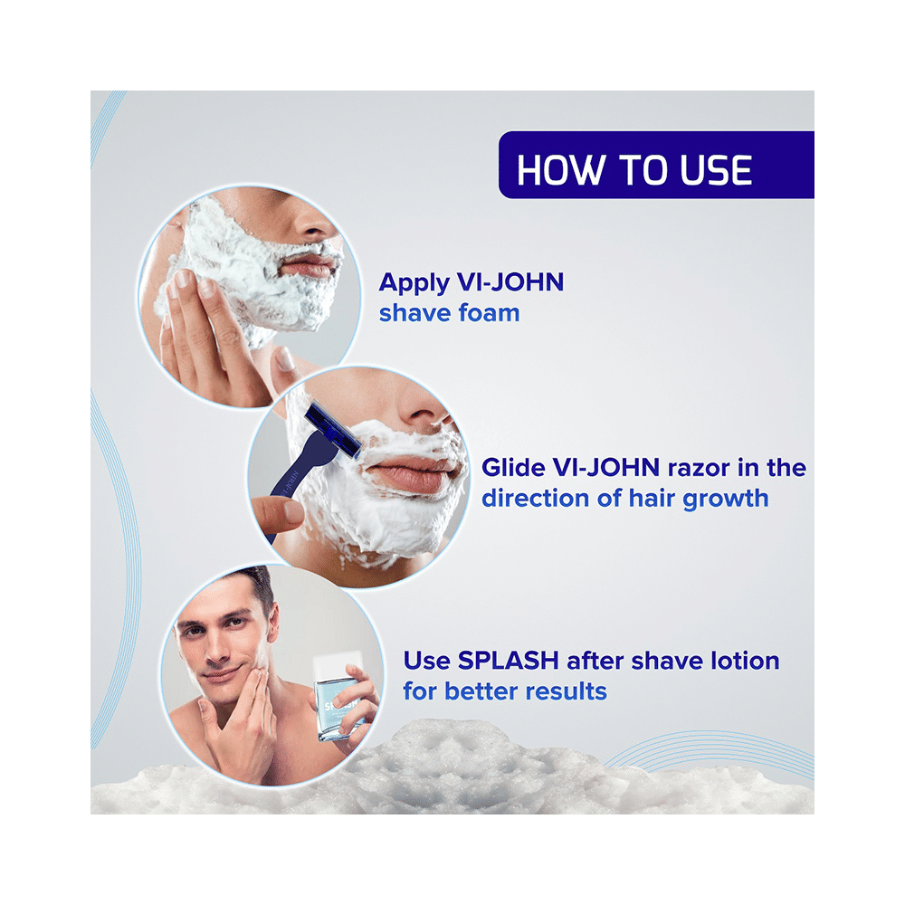 Vi-John Combo Pack of Buttery Cool Shaving Foam 400gm and 50gm - Image 7