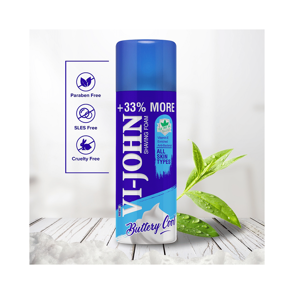 Vi-John Combo Pack of Buttery Cool Shaving Foam 400gm and 50gm - Image 8