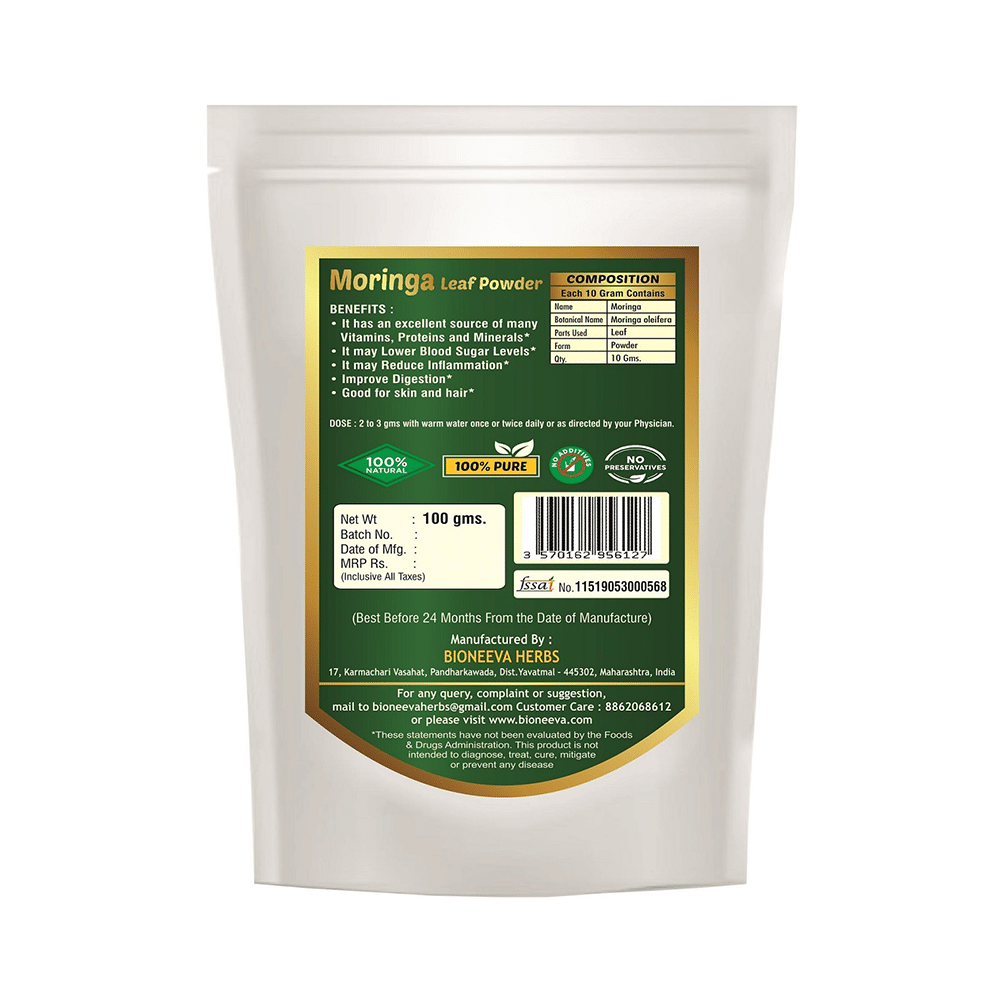 Bioneeva Herbs Moringa Leaf Powder - Image 2