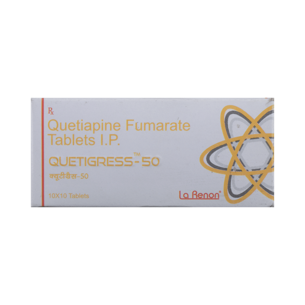 Quetigress 50 Tablet - Image 2
