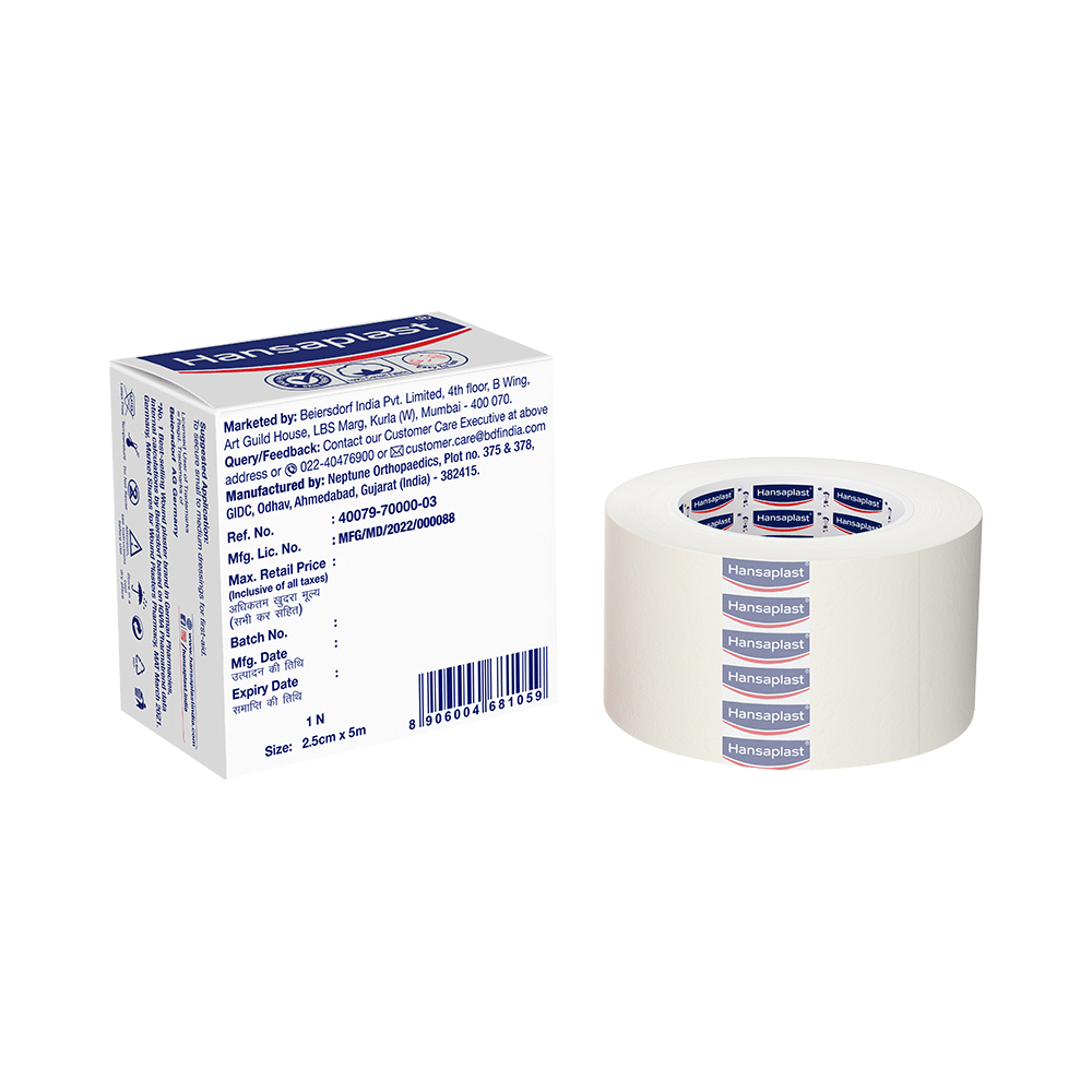 Hansaplast Soft Fixation Tape (2.5 cm x 5 m) - Image 2