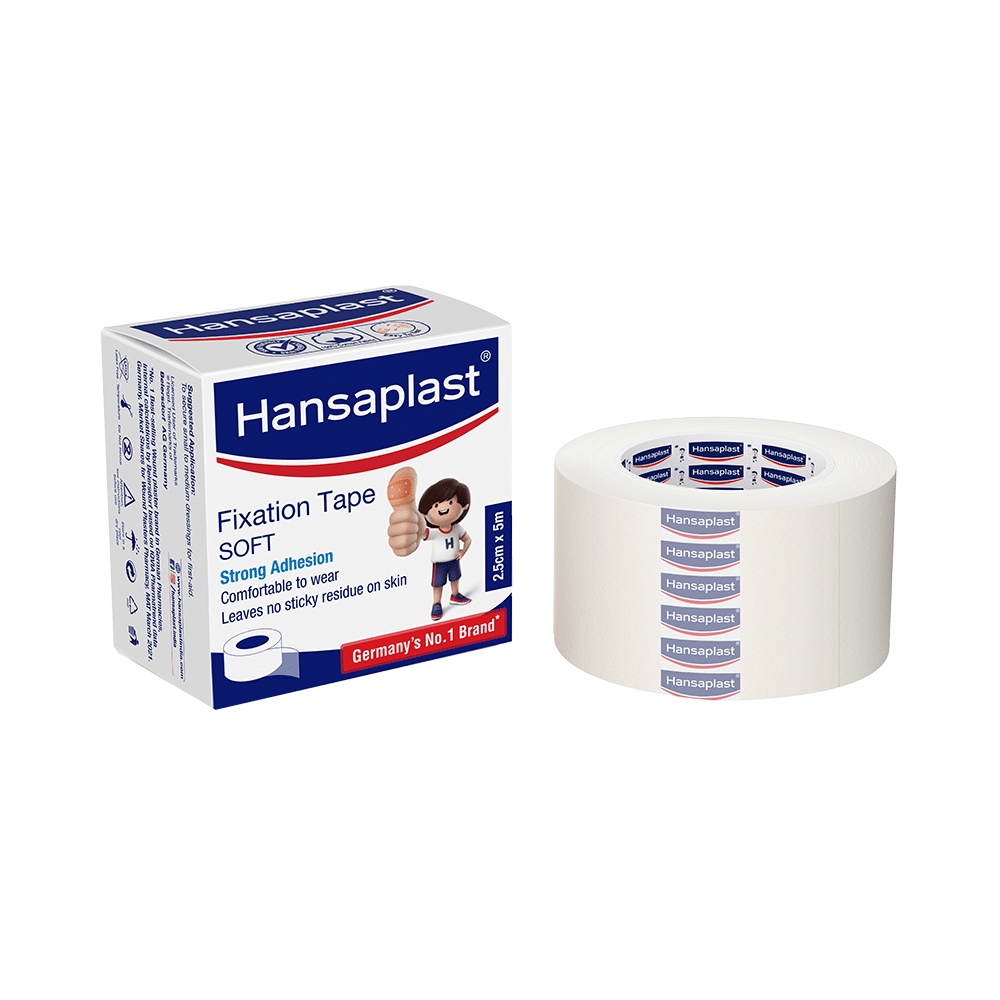 Hansaplast Soft Fixation Tape (2.5 cm x 5 m)
