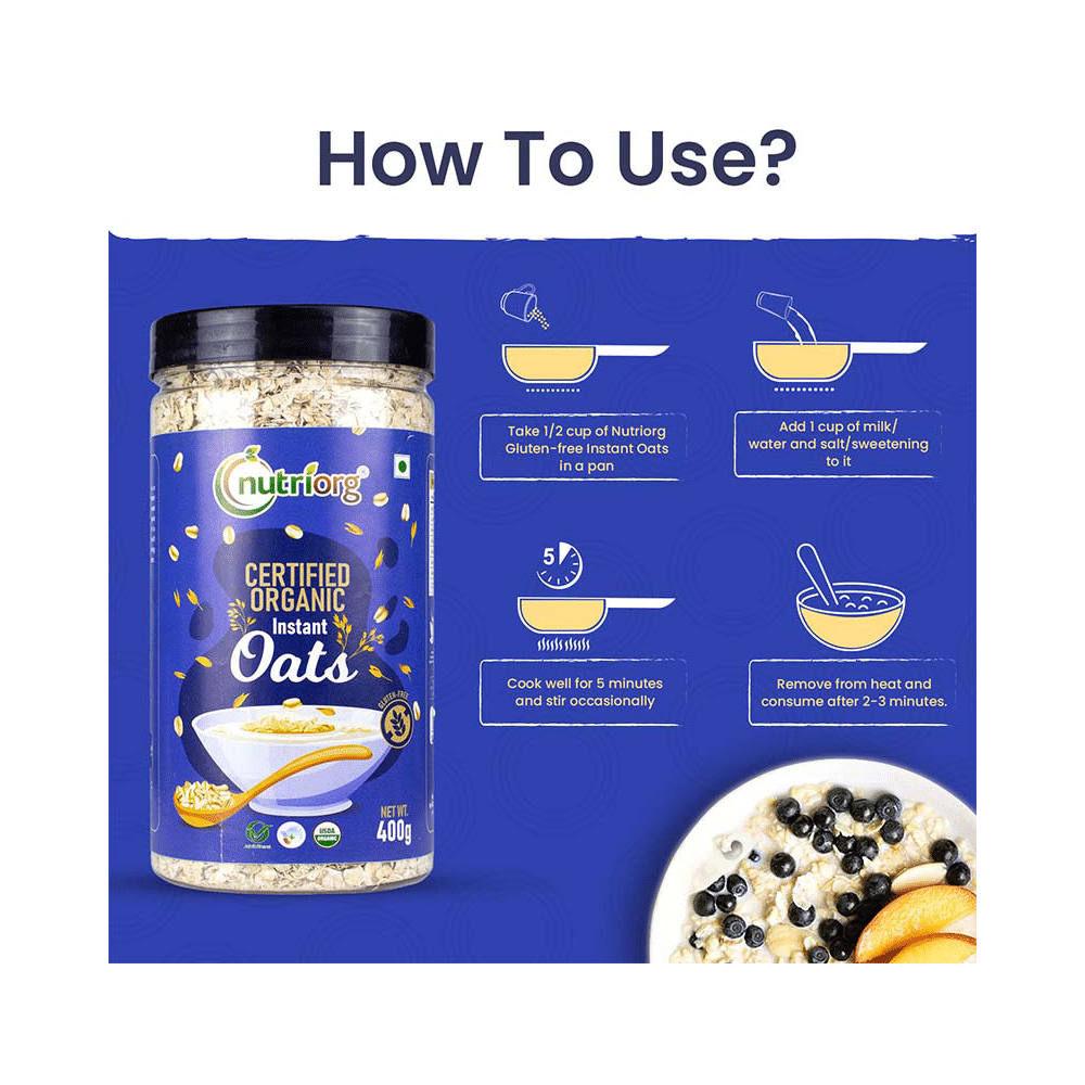 Nutriorg Gluten Free Instant Oats - Image 4