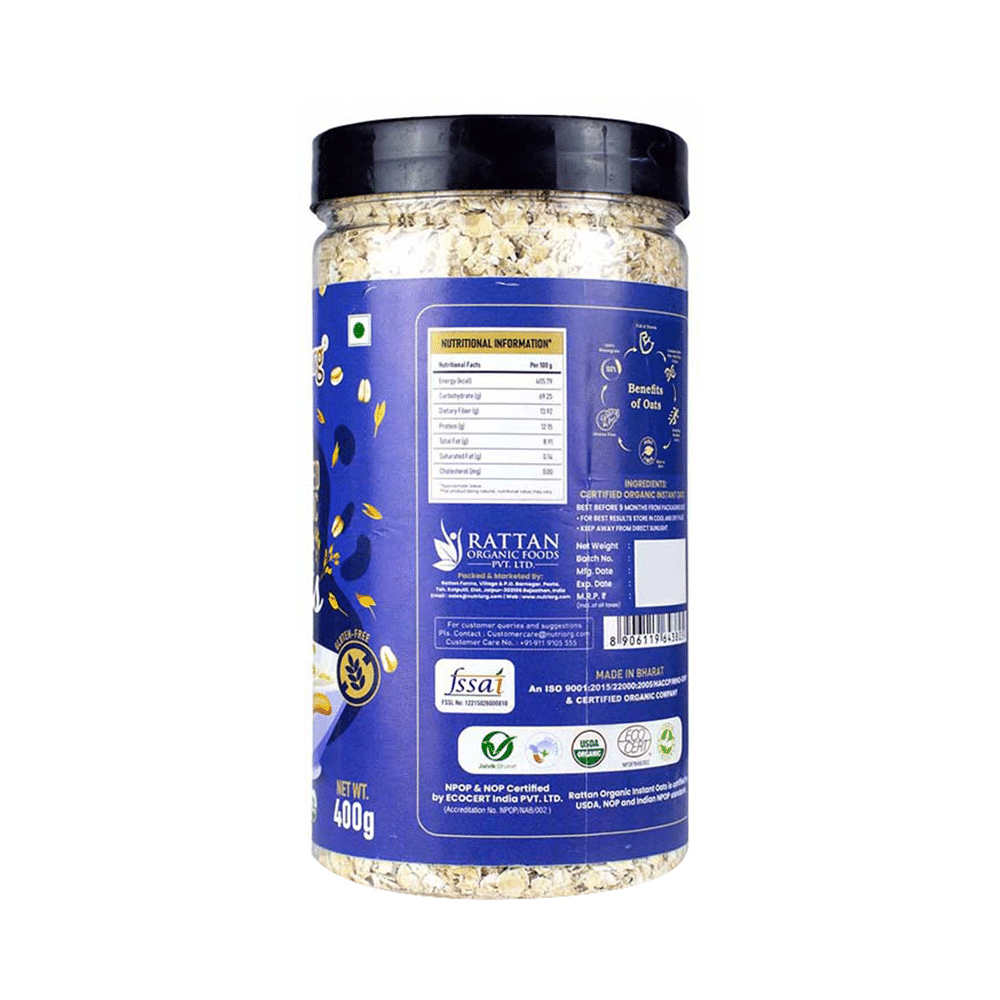 Nutriorg Gluten Free Instant Oats - Image 2