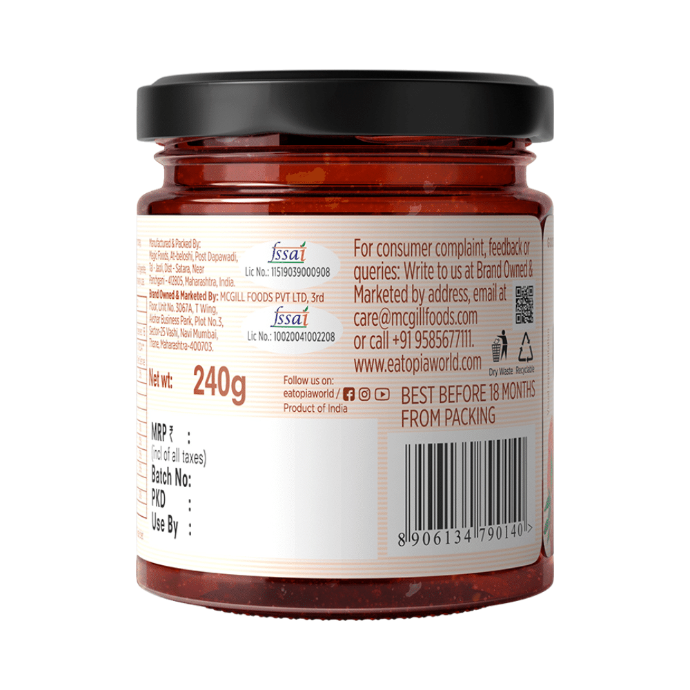 Eatopia Strawberry Honey Jam - Image 2