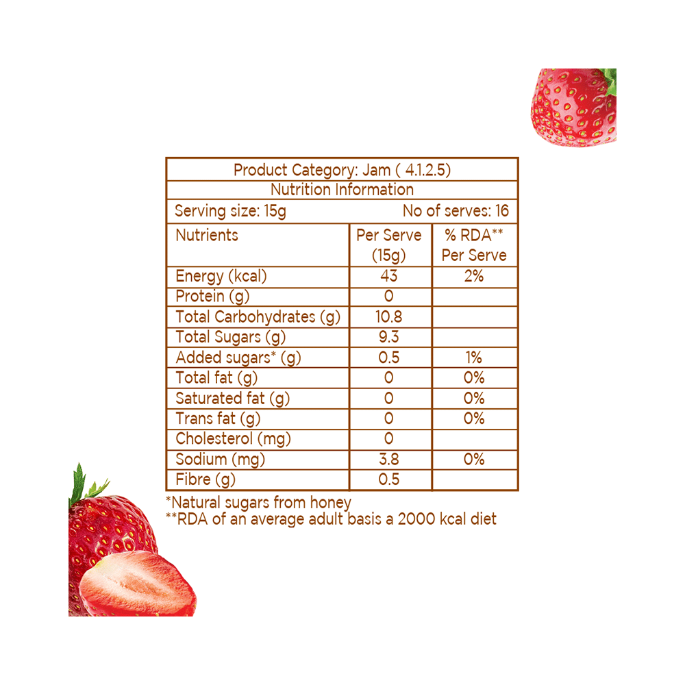 Eatopia Strawberry Honey Jam - Image 4