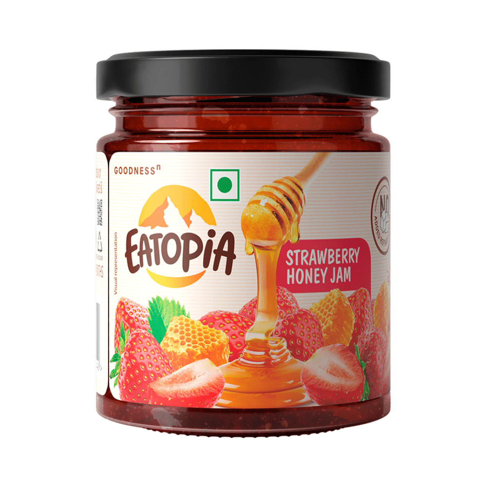 Eatopia Strawberry Honey Jam - Image 1