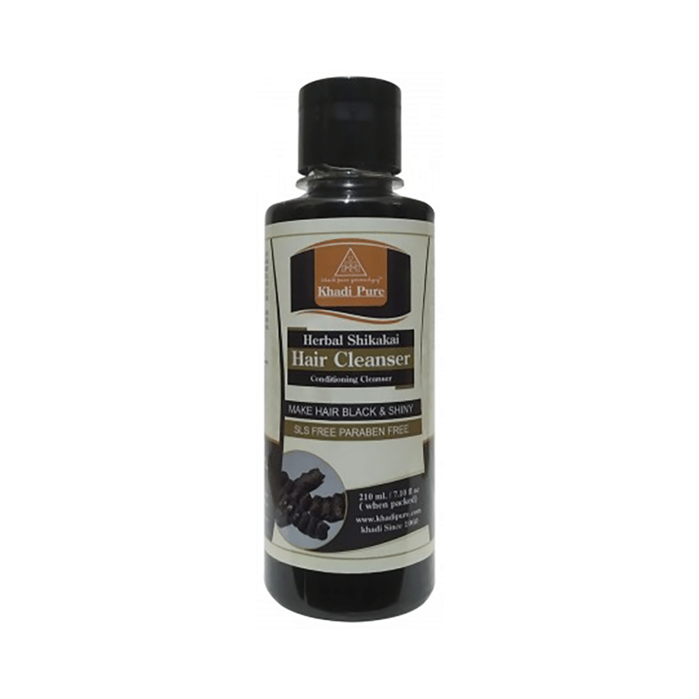 Khadi Pure Herbal Shikakai Shampoo SLS & Paraben Free - Image 1