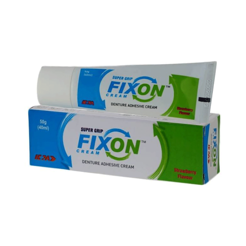 Fixon Denture Adhesive Cream | Flavour Strawberry - Image 2
