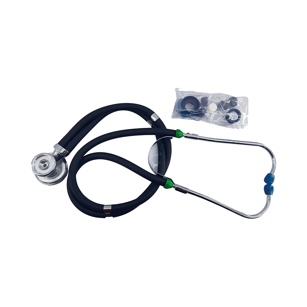 Bos Medicare Surgical Rappaport  Stethoscope Dual Head Black - Image 1