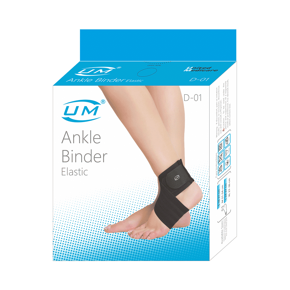 United Medicare Ankle Binder Elastic Medium - Image 1