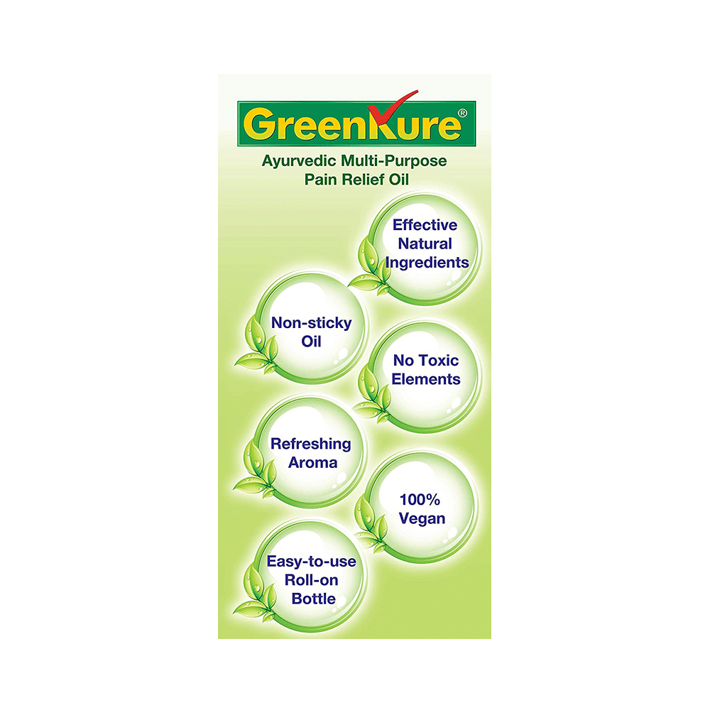 Greenkure Ayurvedic Pain Reliever Oil - Image 3