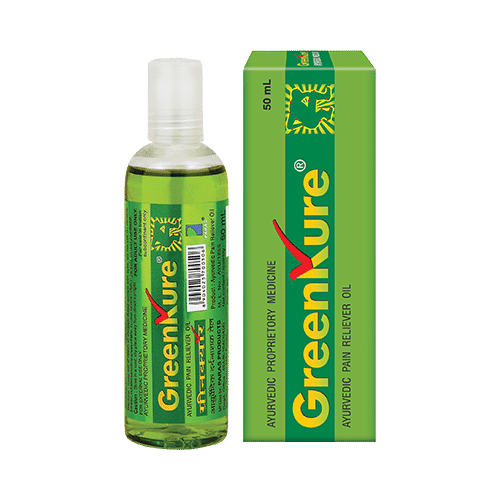 Greenkure Ayurvedic Pain Reliever Oil - Image 1