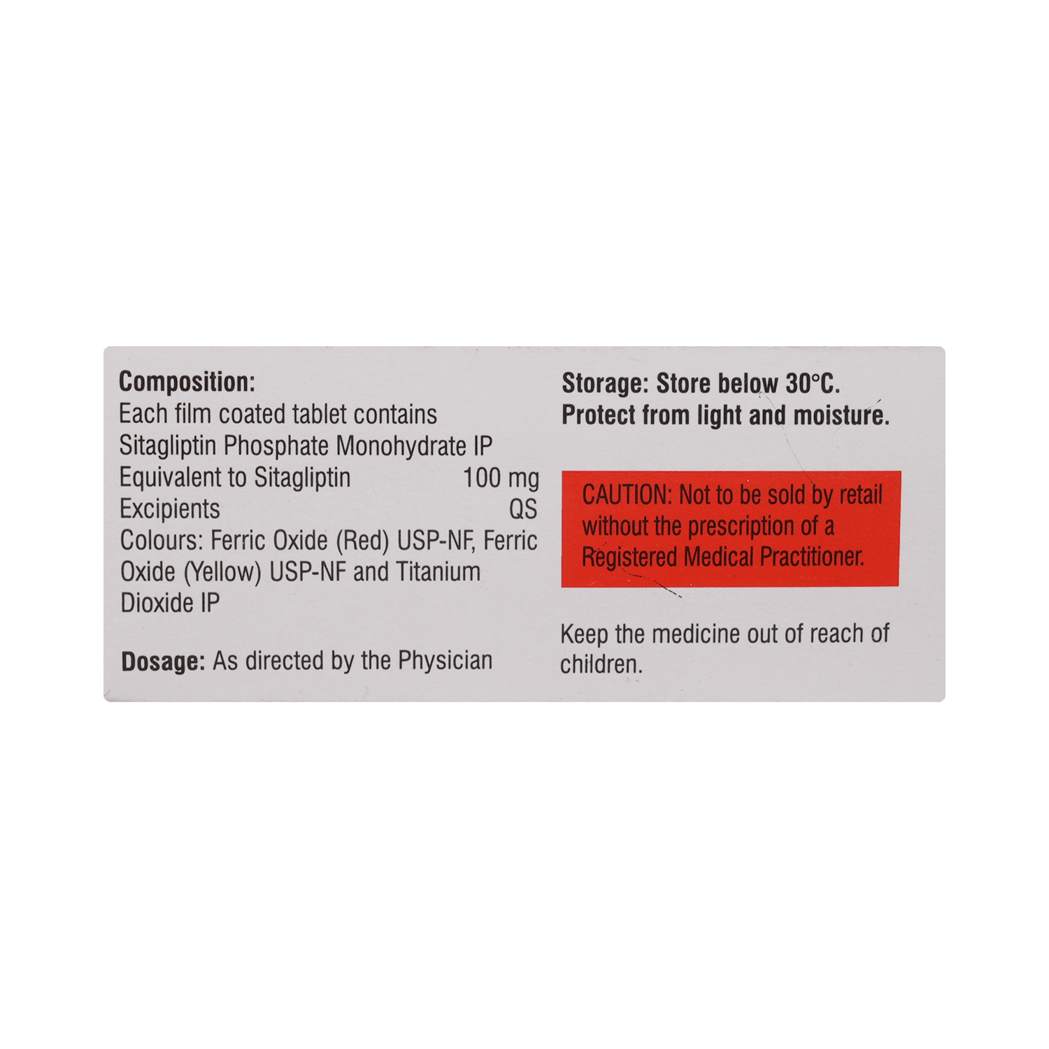 Sitabite 100mg Tablet - Image 3