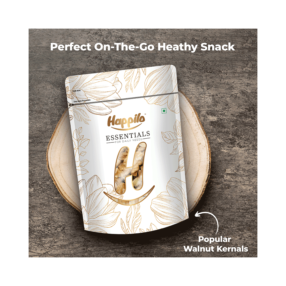 Happilo Essentials Popular Walnuts Kernels Quarter   (Each 500gm) Dry Fruits - Image 5