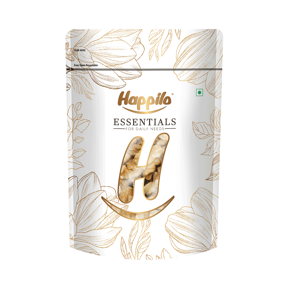Happilo Essentials Popular Walnuts Kernels Quarter   (Each 500gm) Dry Fruits - Image 1
