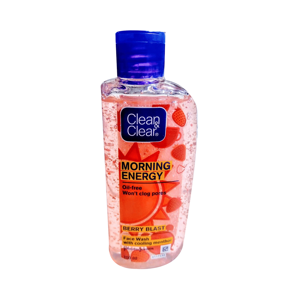 Clean & Clear Morning Energy Berry Blast Face Wash - Image 1