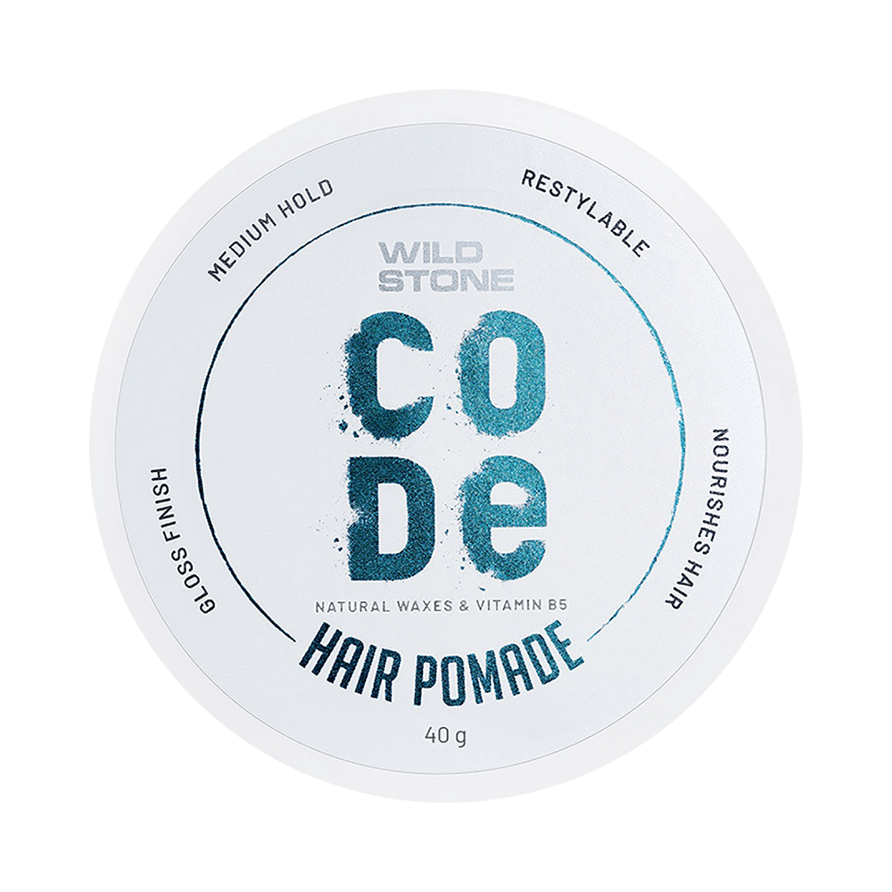 Wild Stone CODE Hair Pomade Medium Hold - Image 1