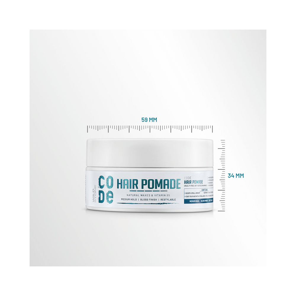 Wild Stone CODE Hair Pomade Medium Hold - Image 6