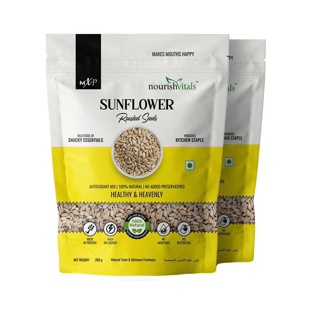 NourishVitals Roasted Sunflower Seed (200gm Each) - Image 1