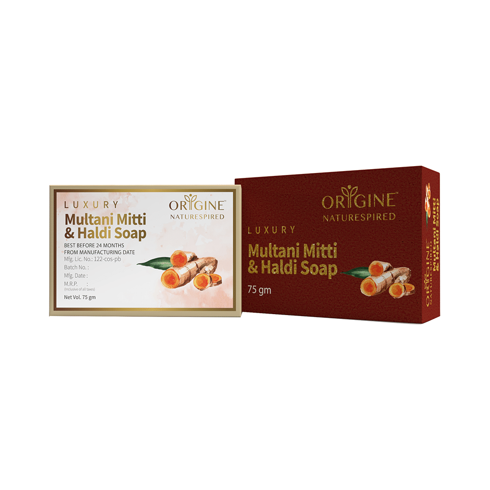 Origine Naturespired Luxury Multani Mitti & Haldi Soap