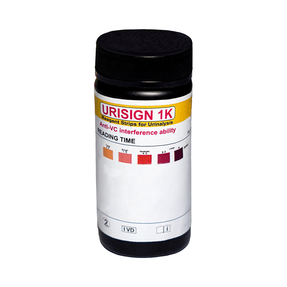 Recombigen Urisign Urine Reagent Test Strip Ketone for Urinalays (50 Each) - Image 2