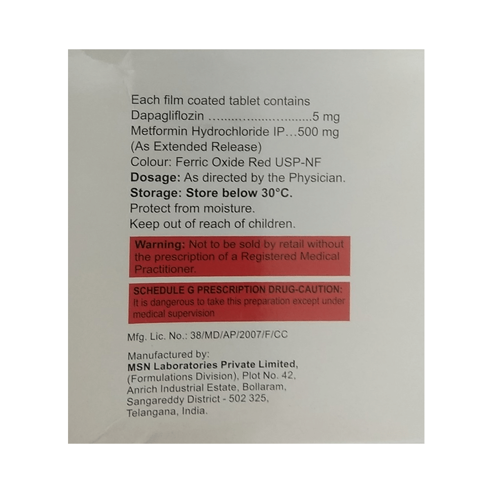 Gluxit M 5 Tablet ER - Image 2