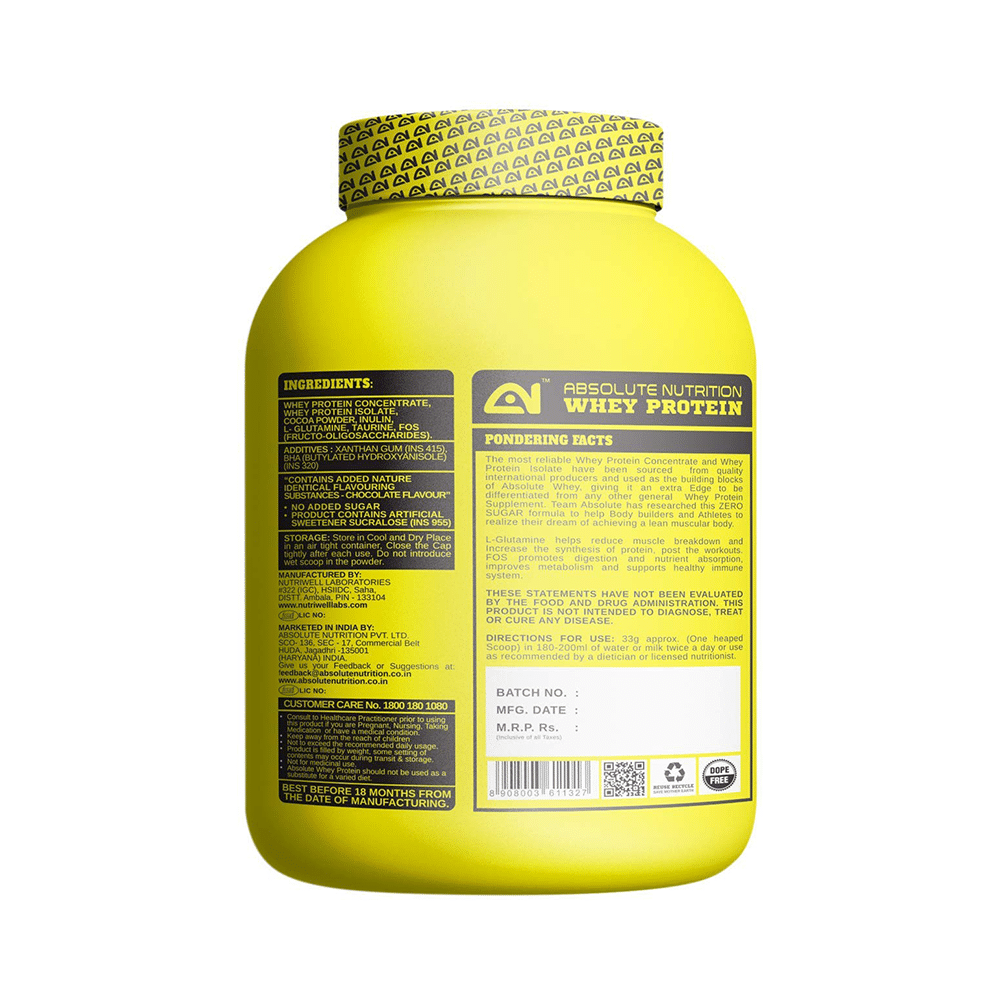 Absolute Nutrition Whey Protein Chocolate - Image 2