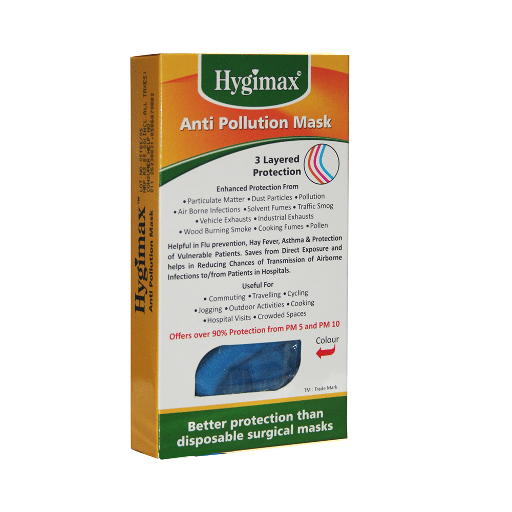 Pretty Petals Hygimax Anti Pollution Mask for Kids Small - Image 2