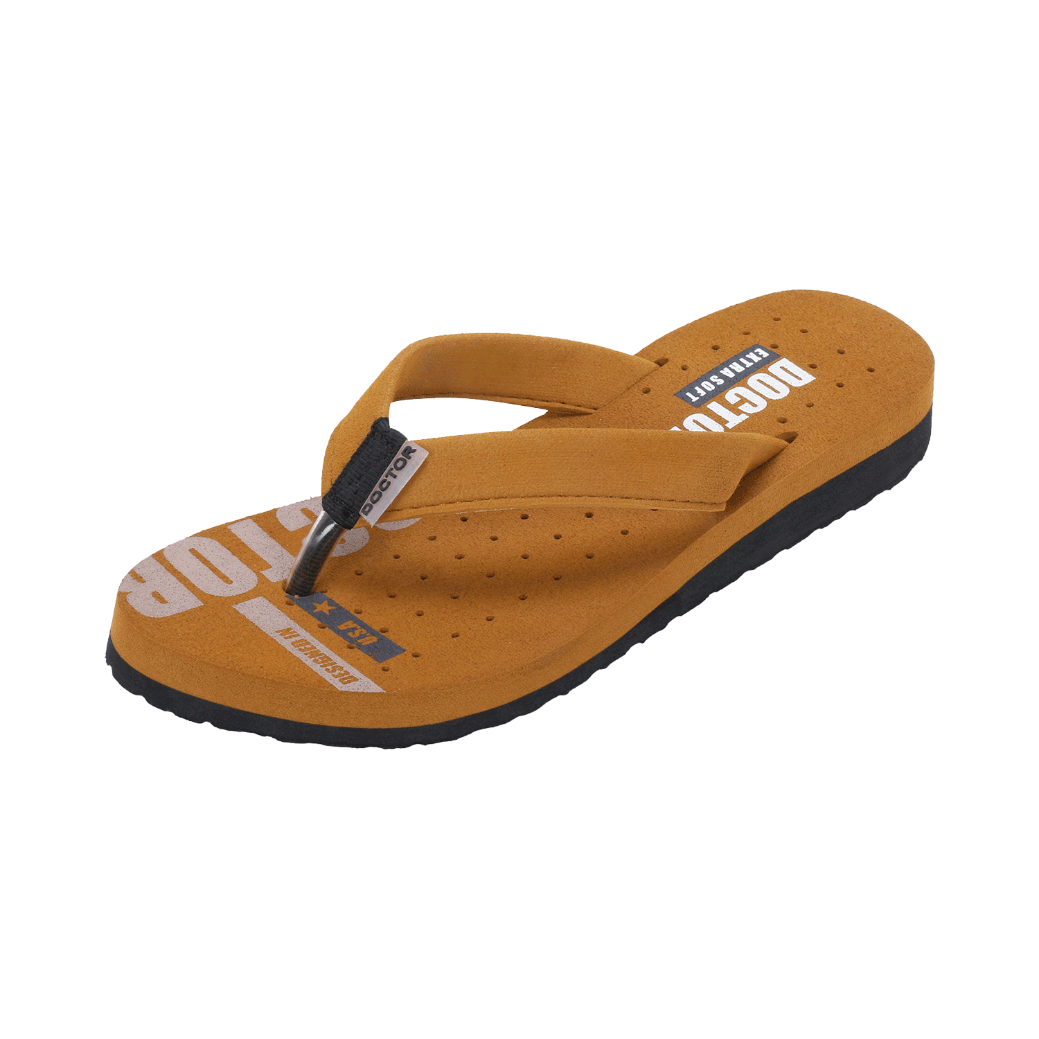 Doctor Extra Soft D 21 Orthopaedic and Diabetic Super Comfort Slippers for Women Tan 4 - Image 7