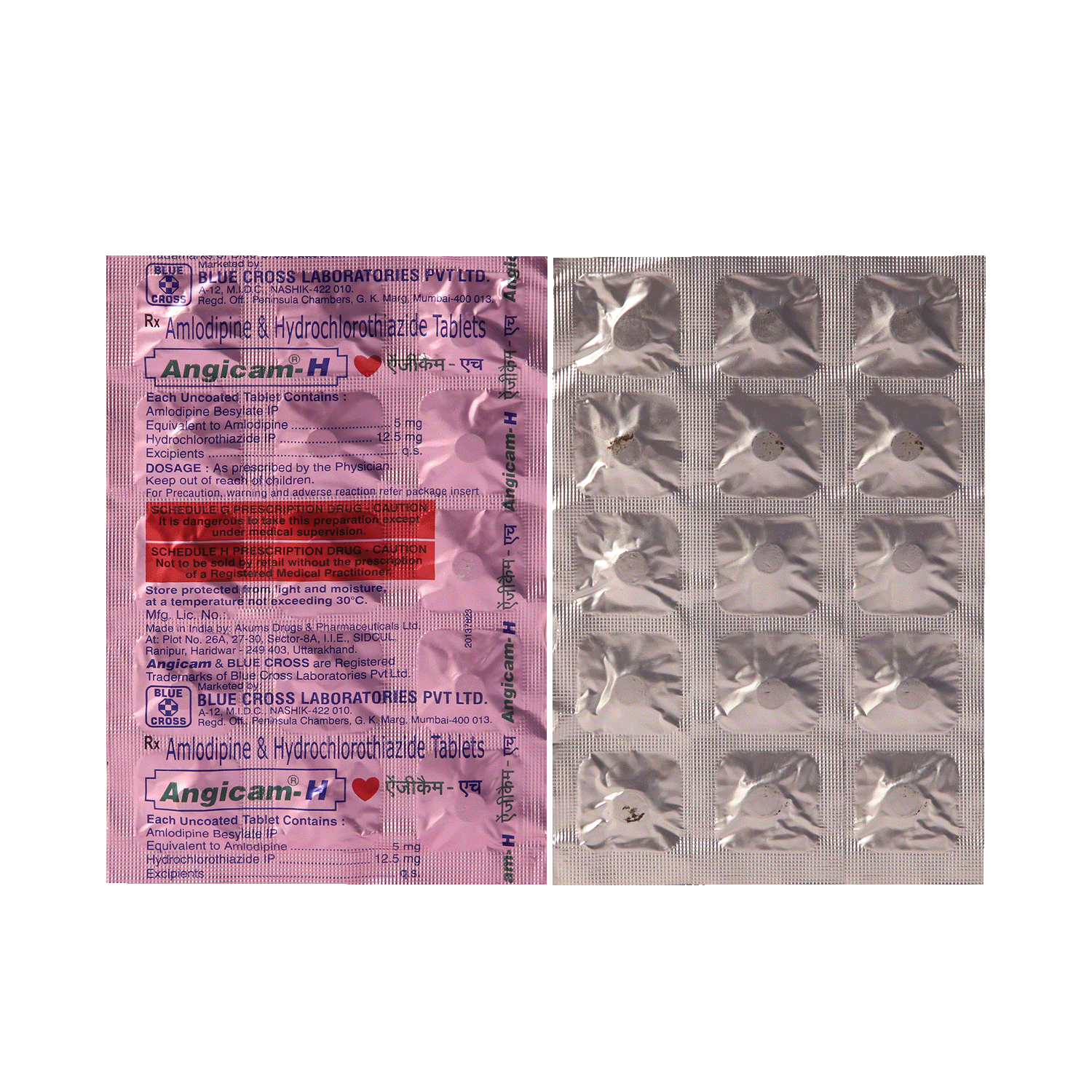 Angicam-H 5mg/12.5mg Tablet