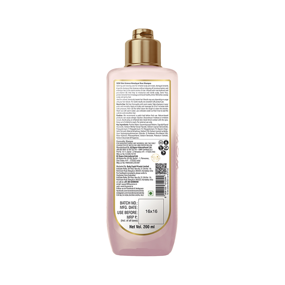 WOW Skin Science Himalayan Rose Shampoo - Image 2