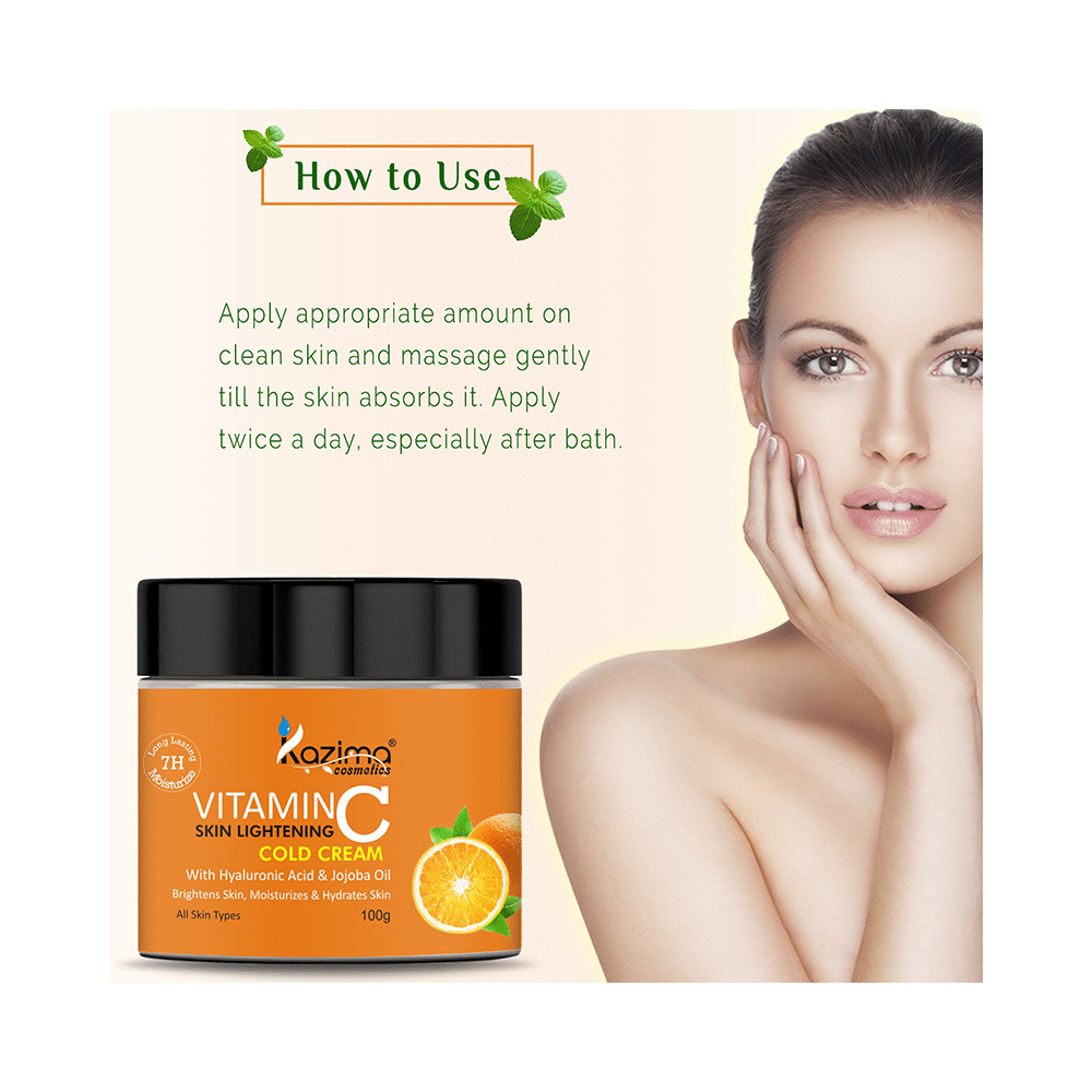Kazima Vitamin C Skin Lightening Cold Cream - Image 3