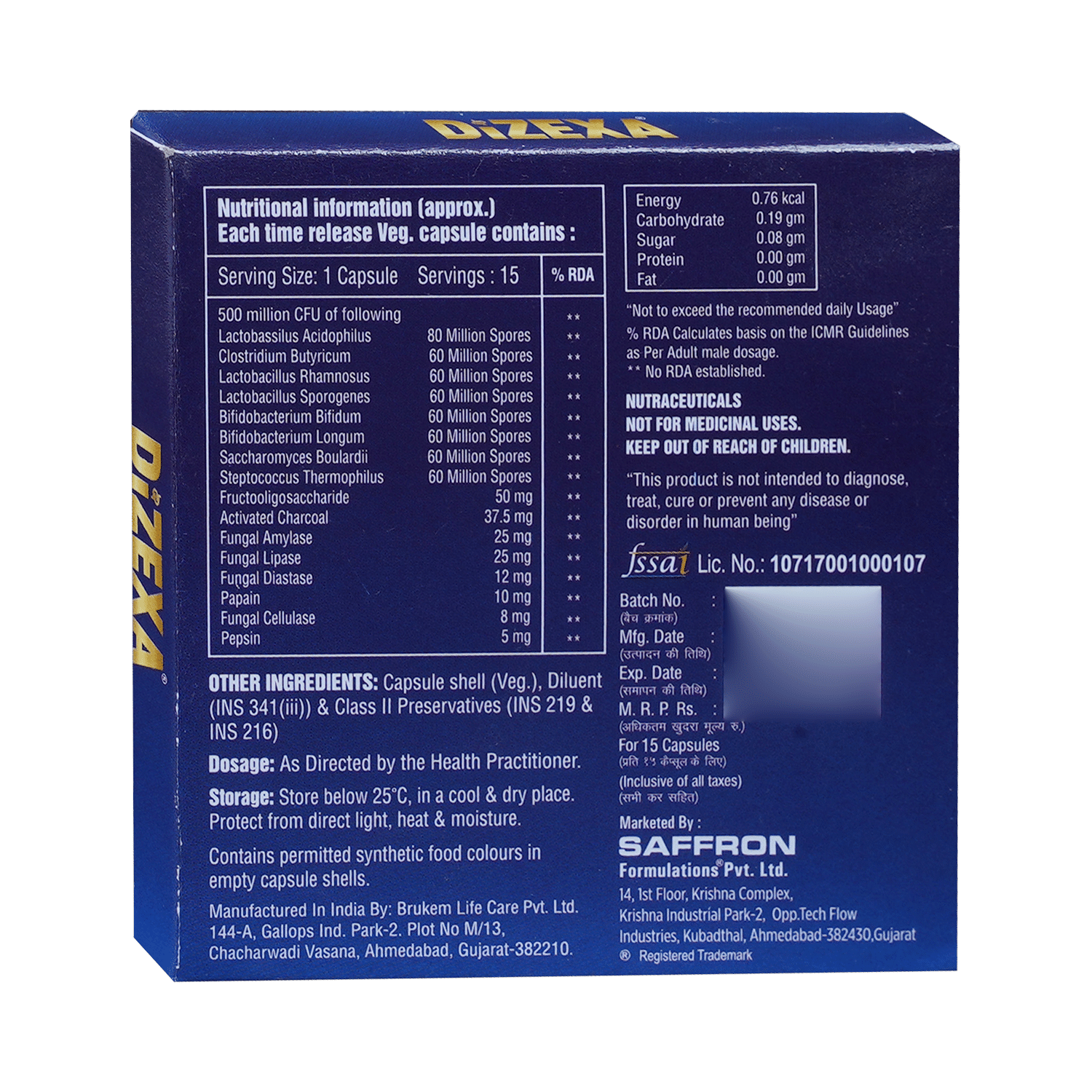 Dizexa Capsule TR - Image 3