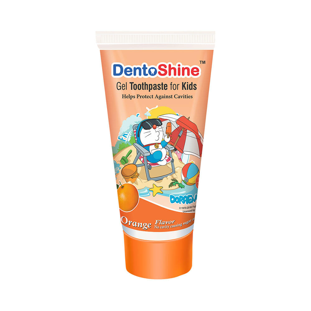 DentoShine Orange Gel Toothpaste for Kids