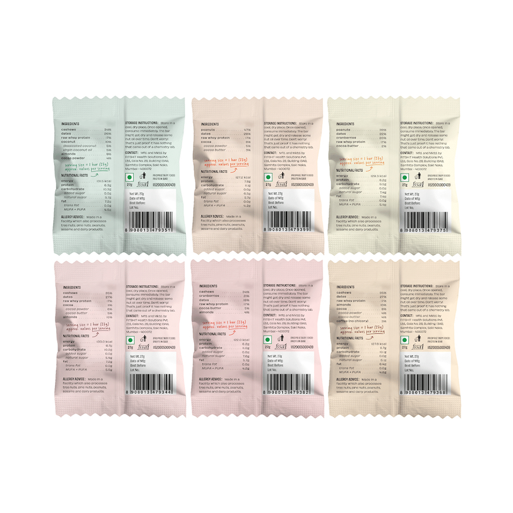 The Whole Truth Mini Protein Bar (27gm Each) | Flavour All in One - Image 3