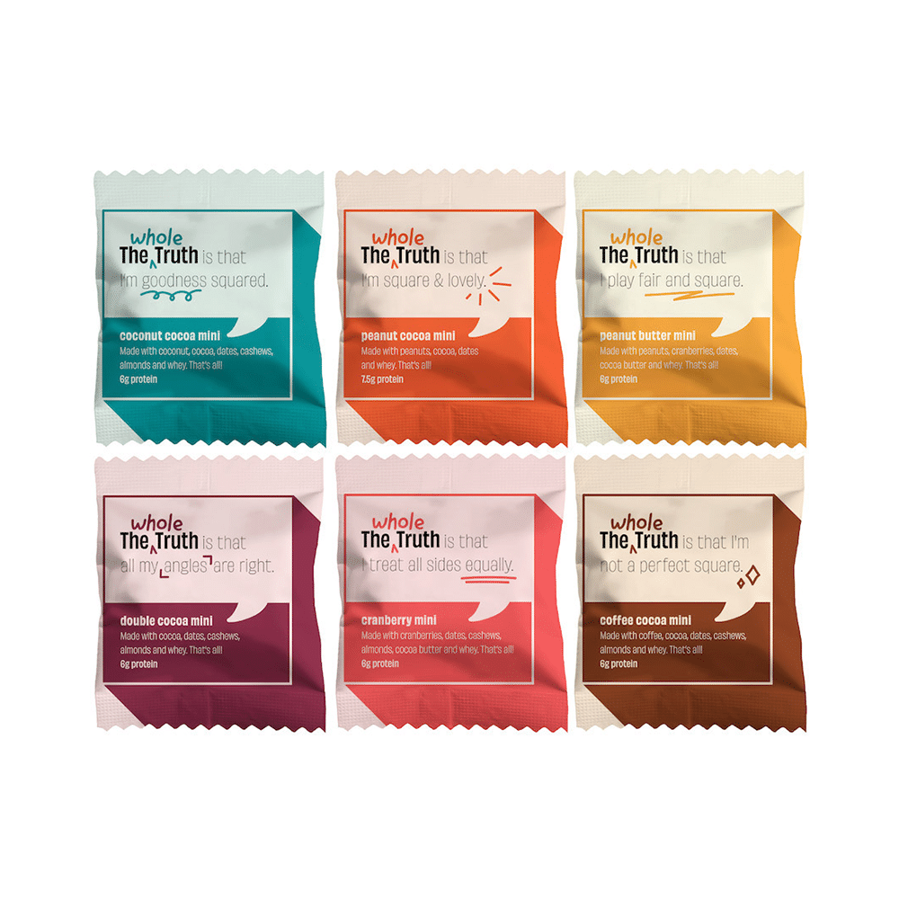 The Whole Truth Mini Protein Bar (27gm Each) | Flavour All in One - Image 2